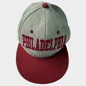 iCap Philadelphia Phillies Gray Red Baseball Cap Snapback Adjustable